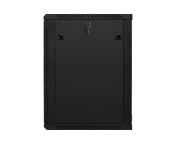 LANBERG Szafa instalacyjna wisząca 19'' 18U 600X600mm czarna (drzwi szklane) WF01-6618-10B - 455307 - zdjęcie 4